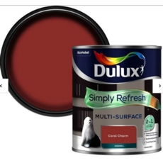 DULUX SIMPLY REFRESH M/S EGGSHELL CORAL CHARM 750ML